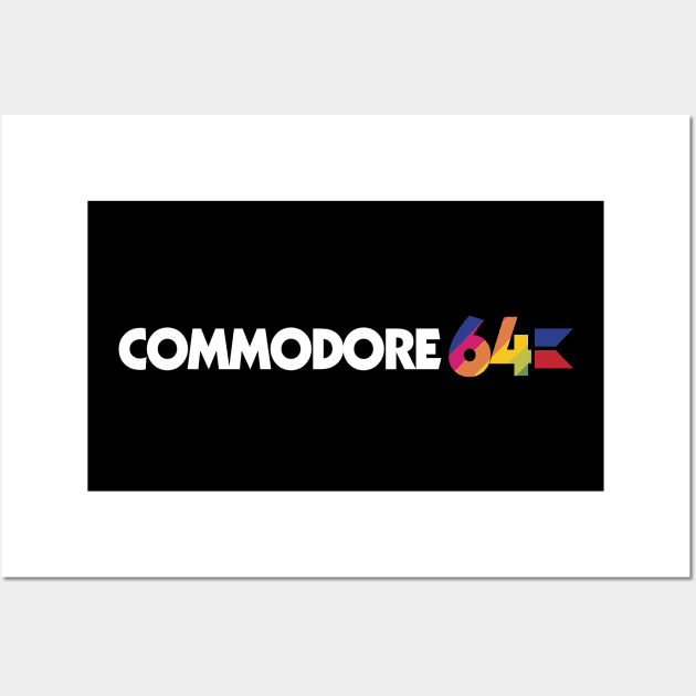 Commodore 64 Computer Logo Wall Art by carcinojen